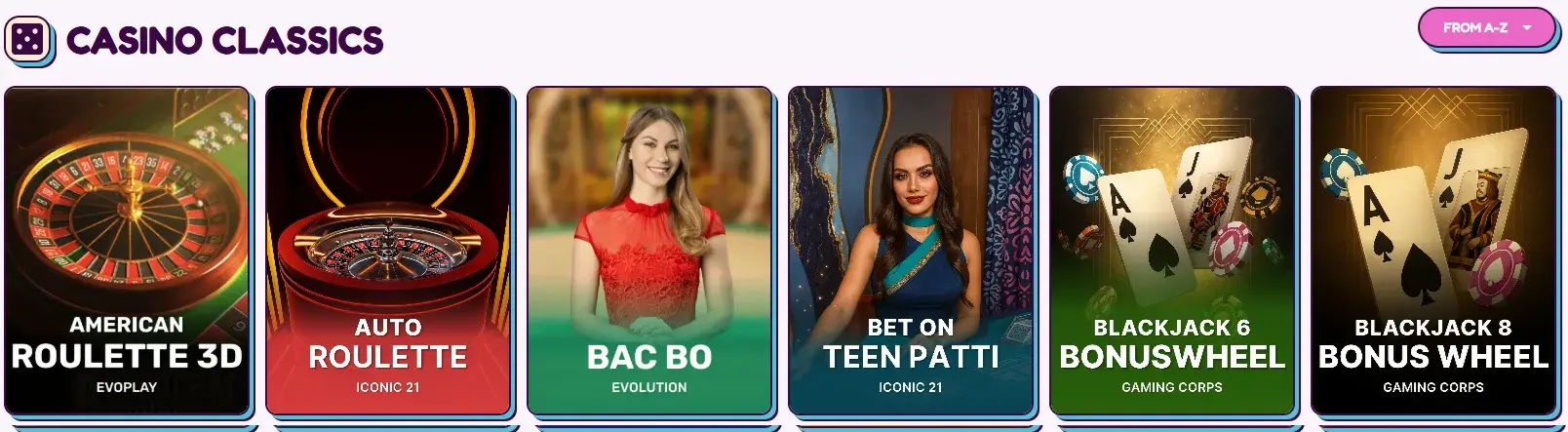 Sweet Sweeps Table Games