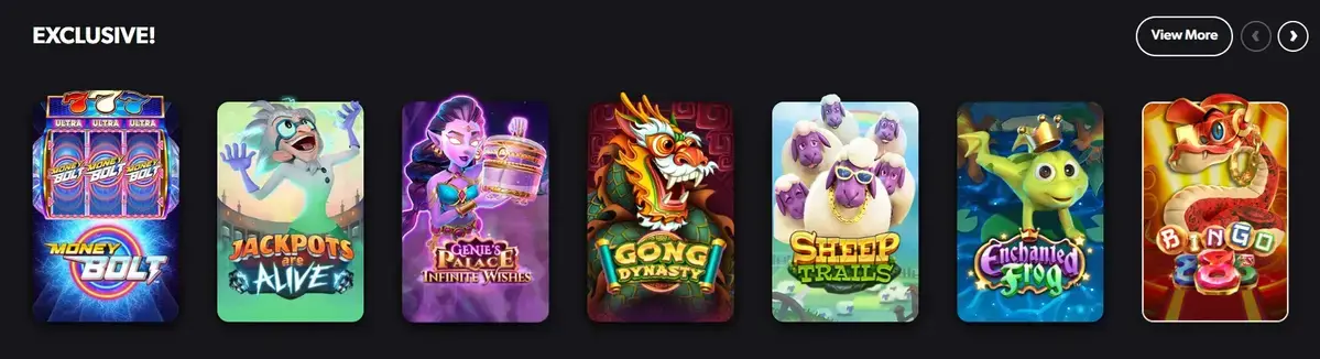 The Win Zone Casino Exclusive Games