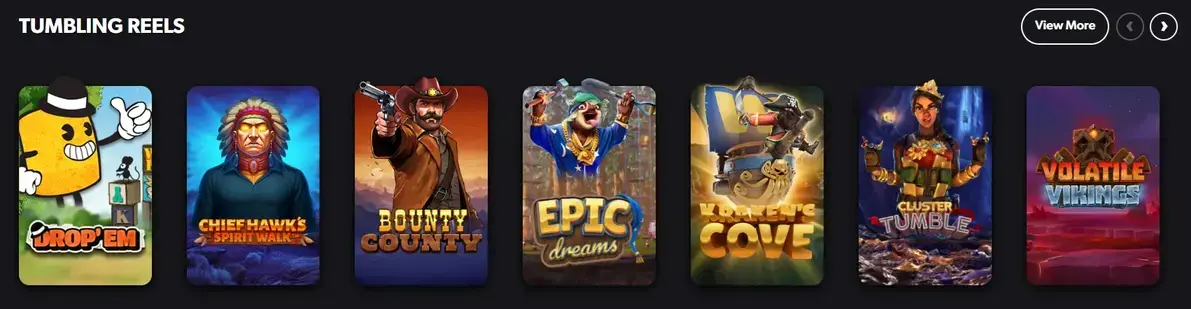 The Win Zone Casino Games - Tumbling Reels Slots