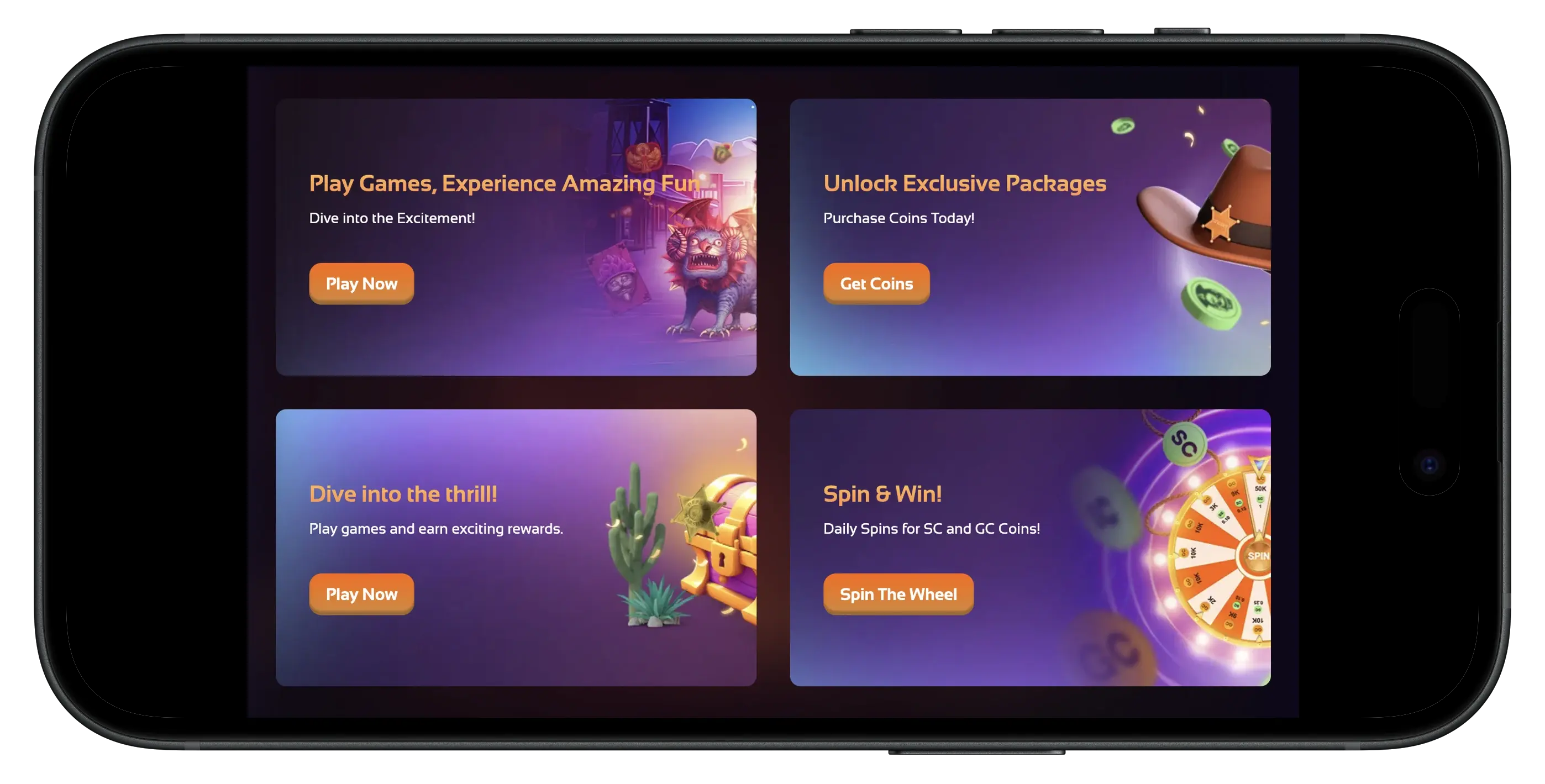 The Boss Casino promotions on mobile.