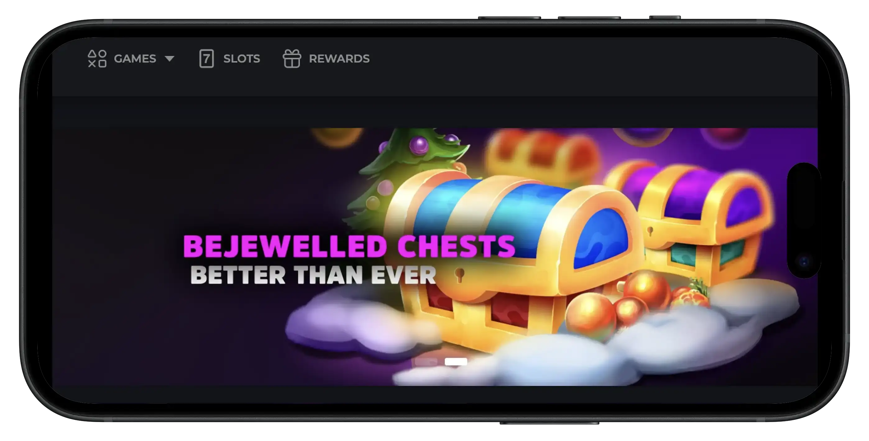 Vegas Gems Casino Chests on mobile.
