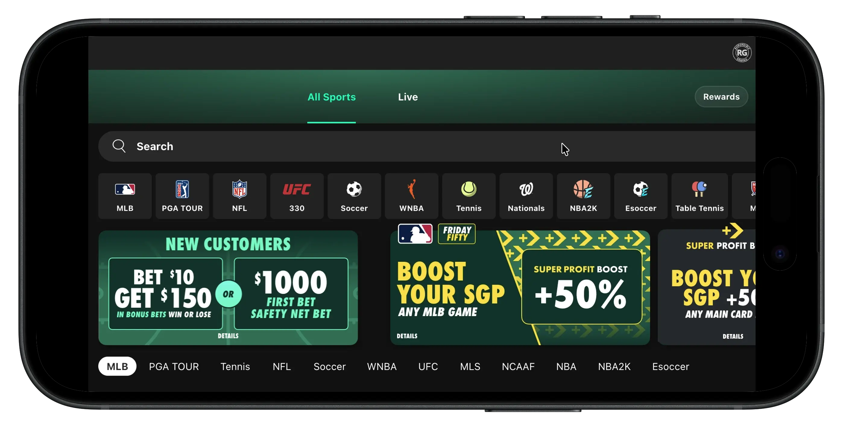 bet365 Sportsbook sports selection, leagues, and more.