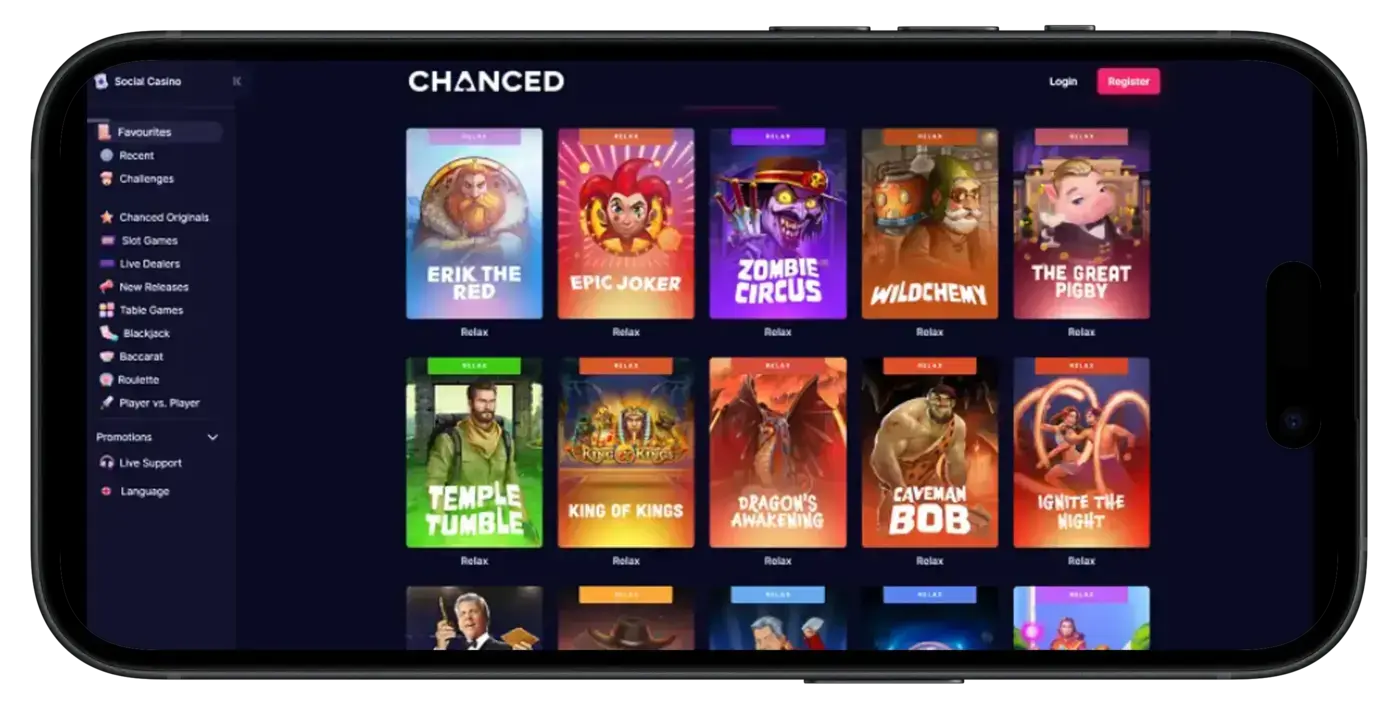 Chanced Casino Slots