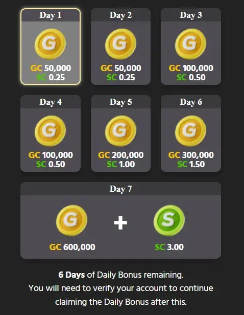 chumba daily bonus pop-up
