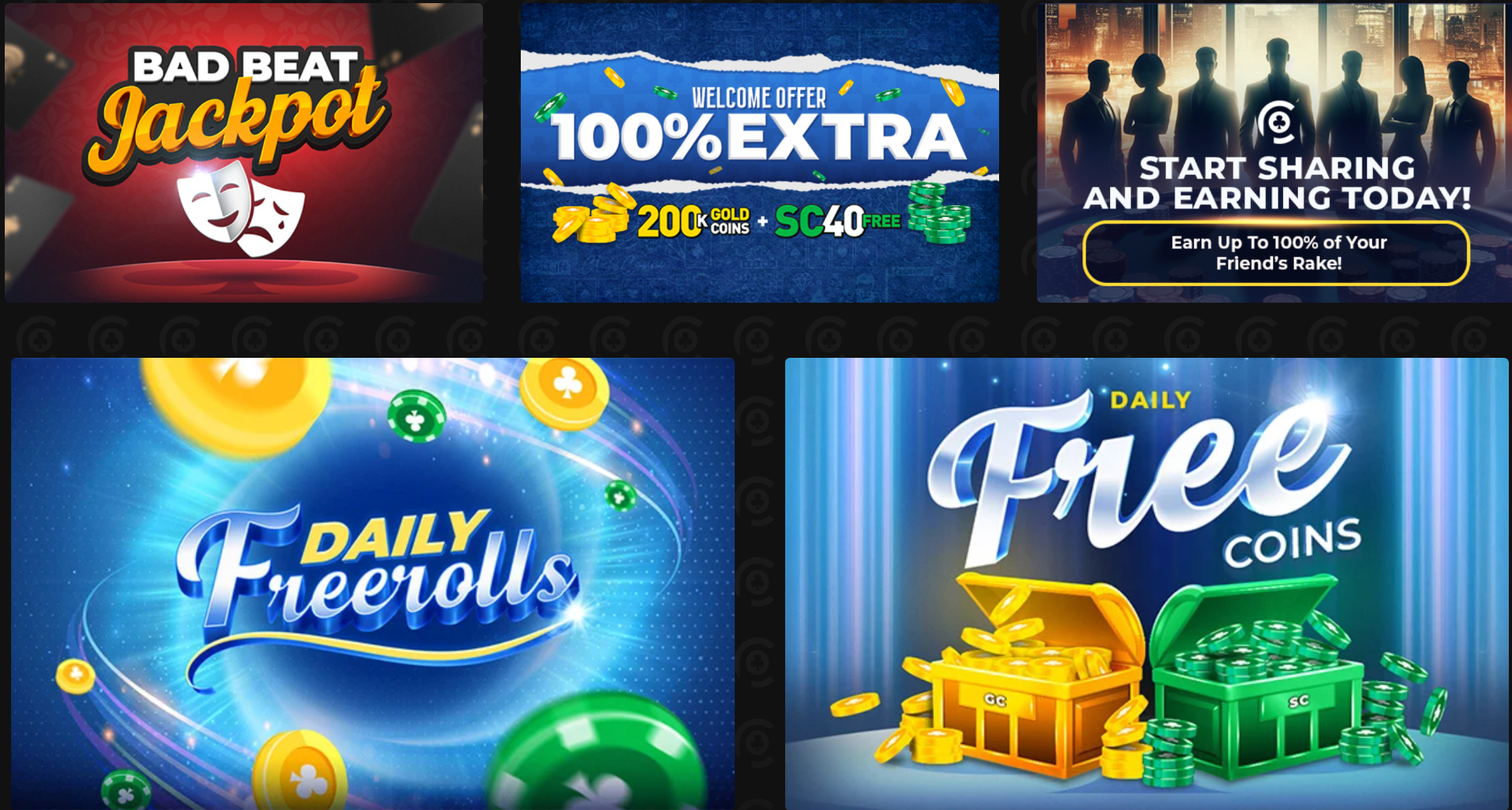 Clubs Poker Promos
