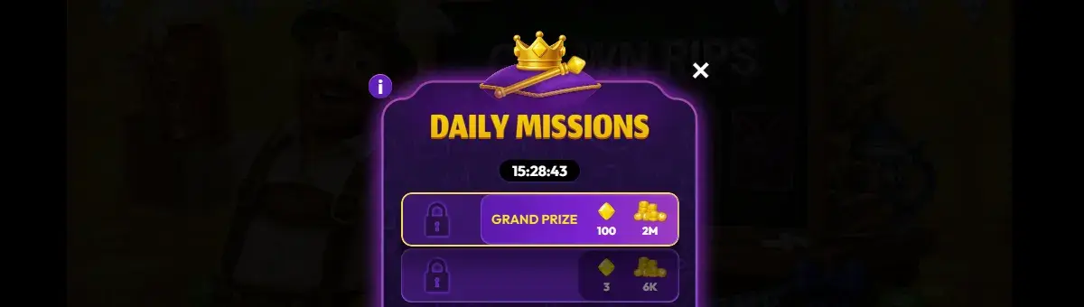 Crown Coins Casino Daily Missions