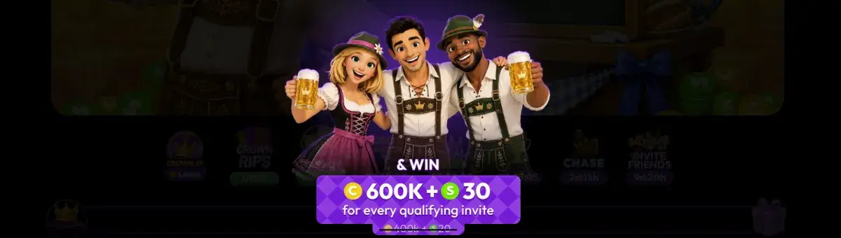 Crown Coins Casino Refer-a-Friend Bonus