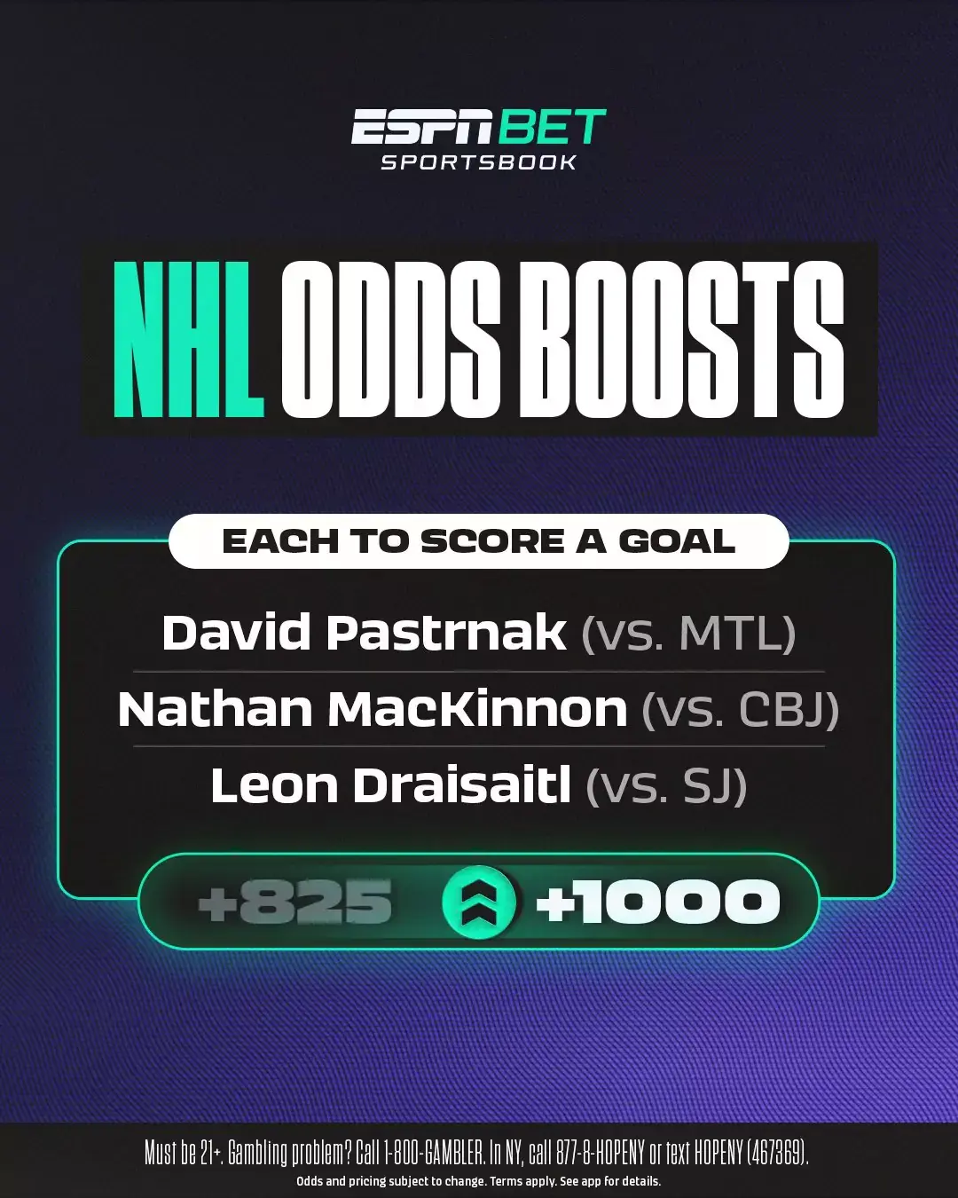 ESPN BET on X: "Are you rolling with these NHL or NBA odds boosts tonight!?...."
