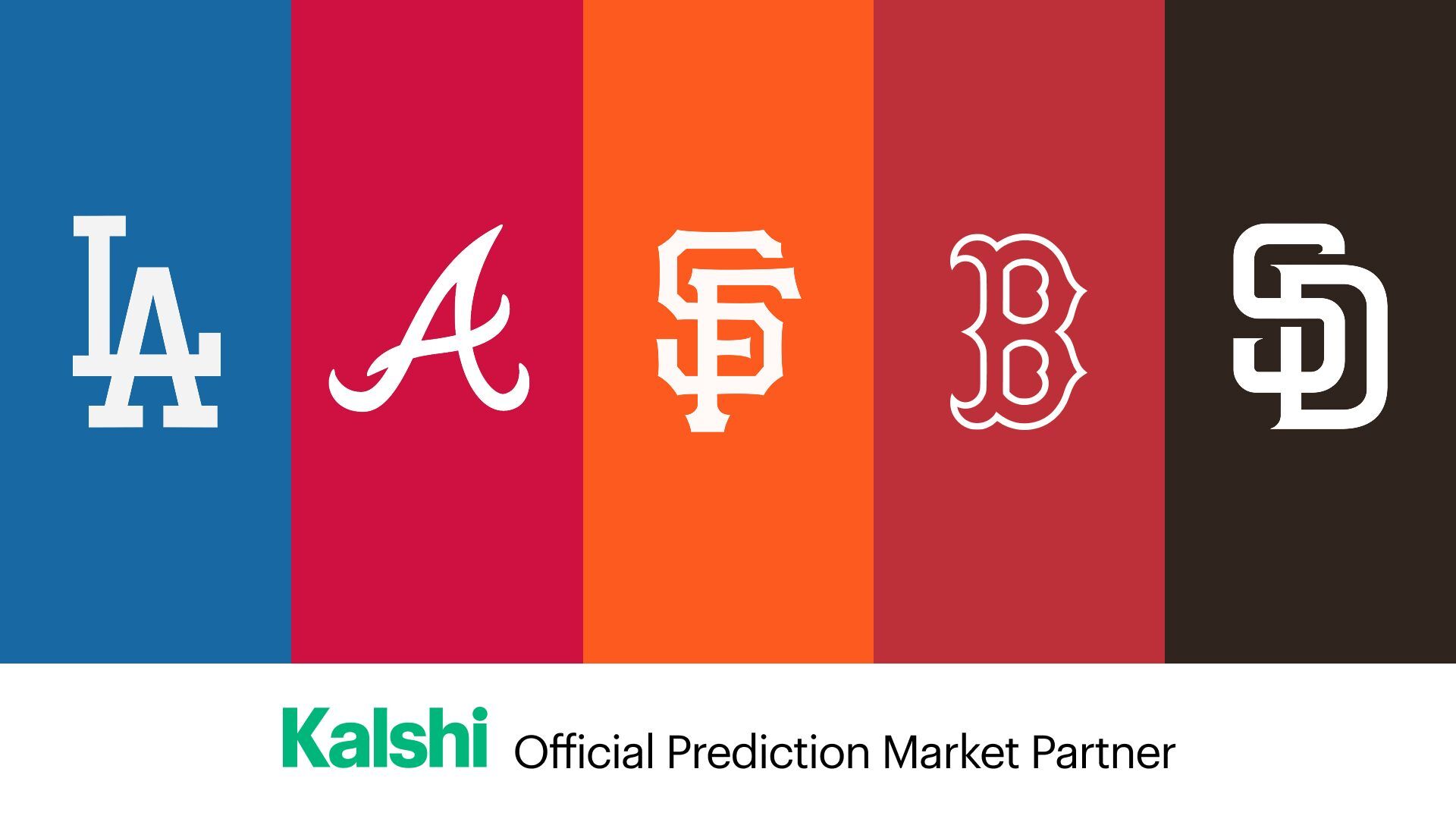 Kalshi Strikes Brand Deals With Five MLB Powerhouses: Dodgers, Braves, Giants, Red Sox and Padres