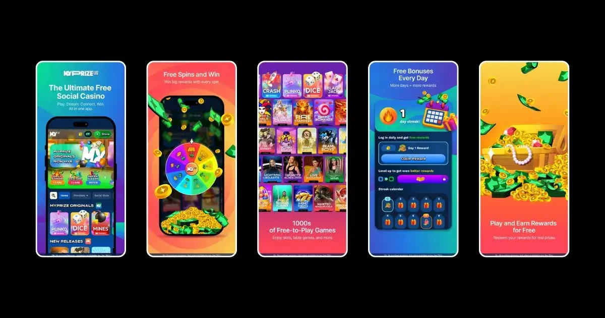MyPrize Casino app screenshot from the Apple App Store