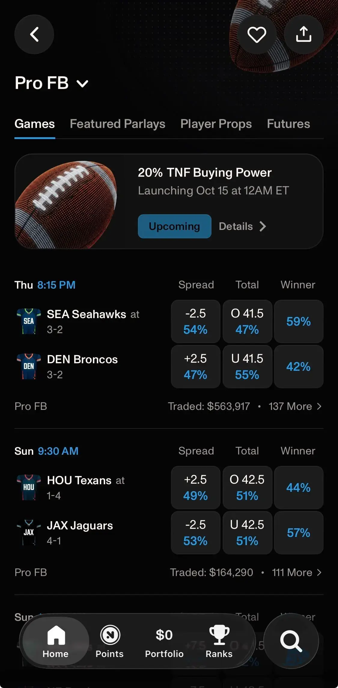Novig Mobile App
