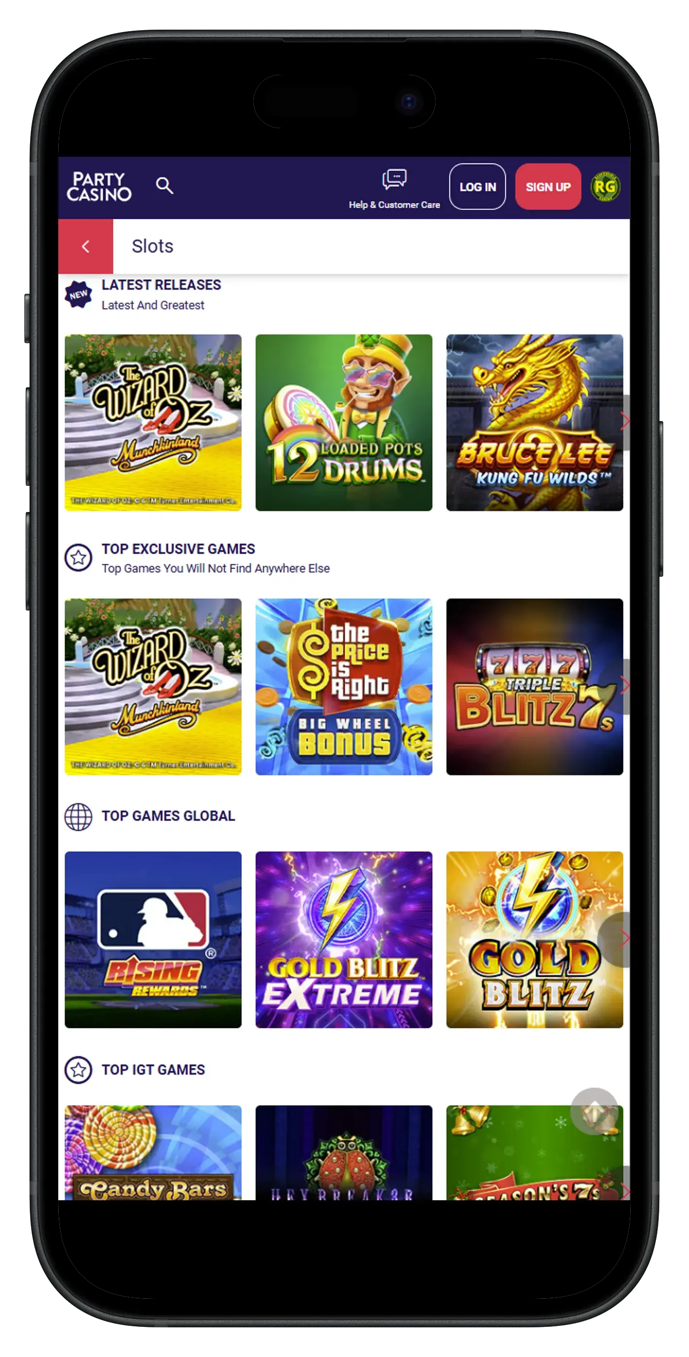 PartyCasino App