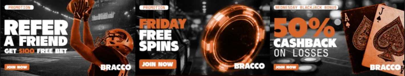 PlayBracco Casino Welcome Bonus and Other Promotions