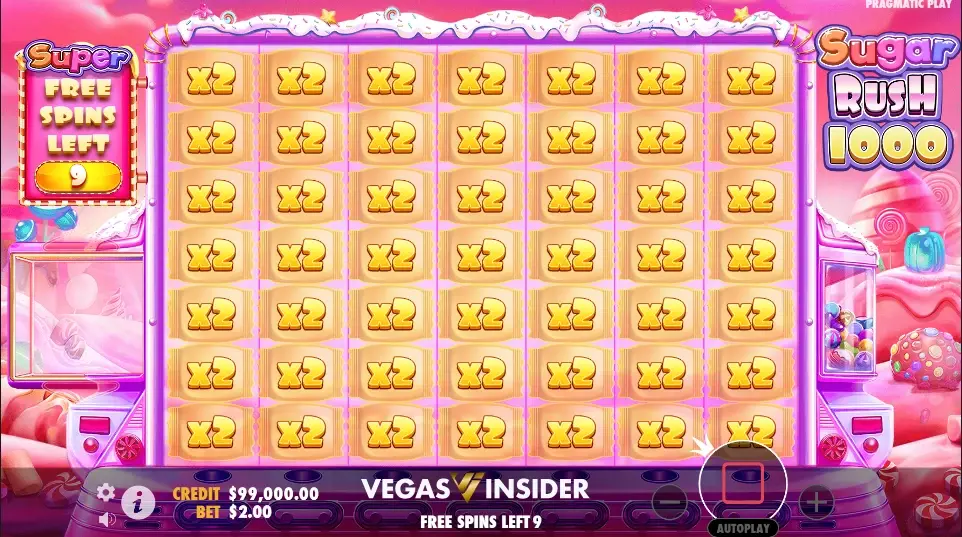 Sugar Rush 1000 Slot Super Free Spins