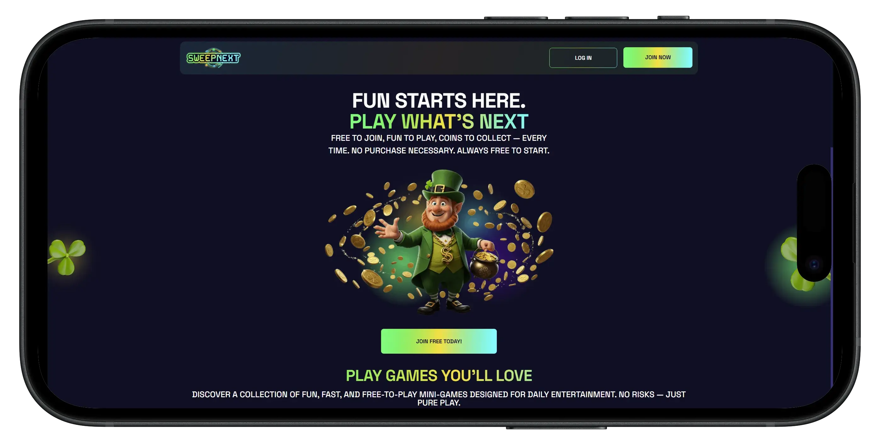 SweepNext Casino App