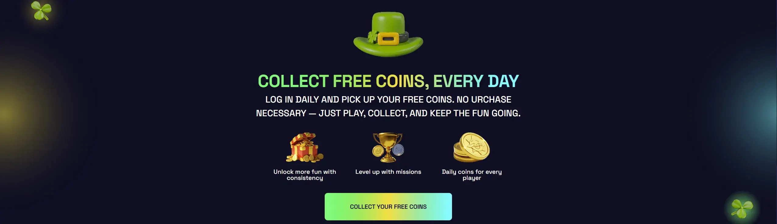 SweepNext Casino Daily Rewards