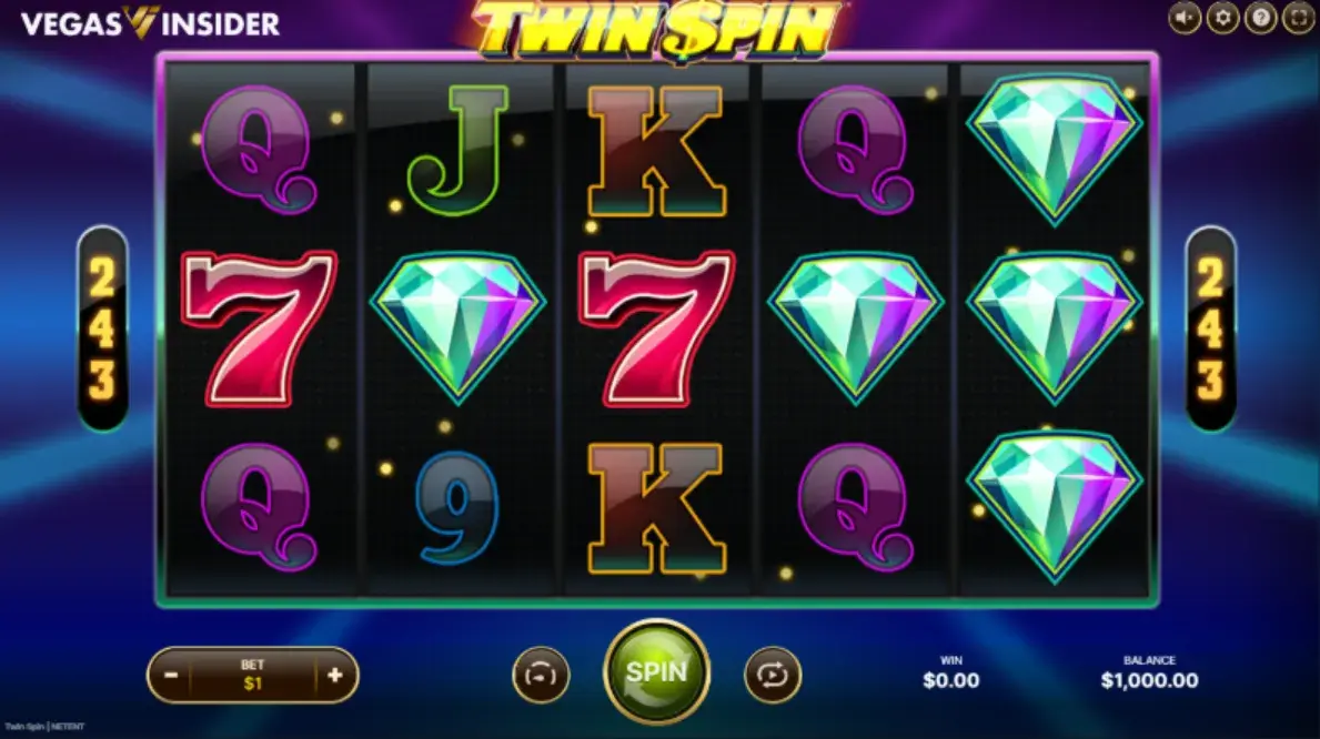 Twin Spin Slot Visuals