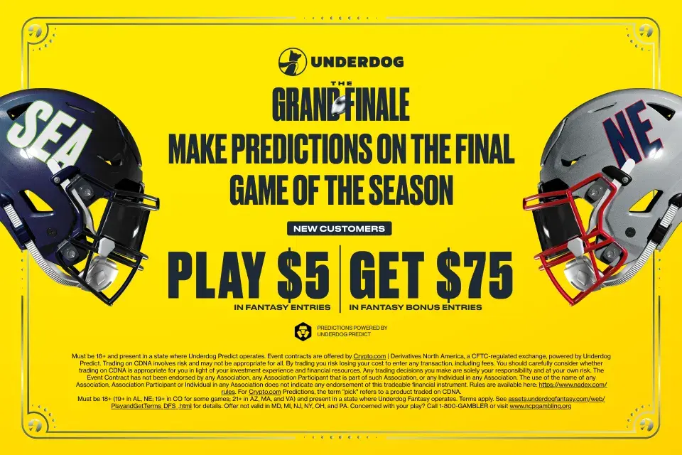 Underdog Predict image for the Big Game