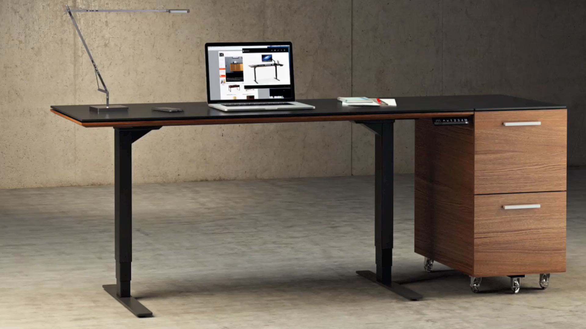Sequel Lift Standing Desk 60"x24" 6051 BDI Furniture