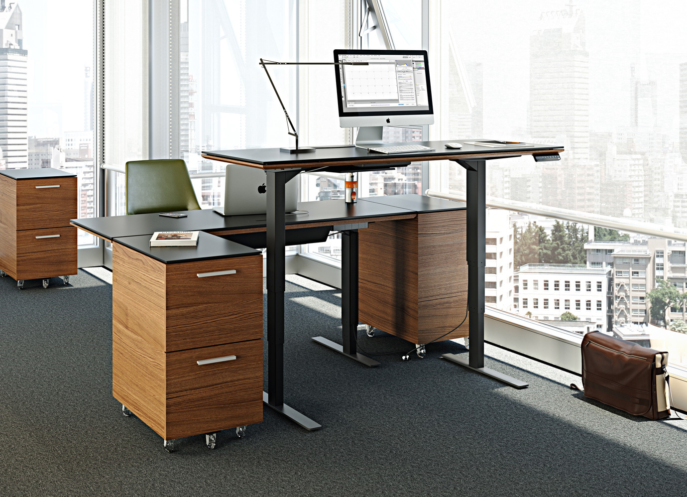 Sequel Lift Standing Desk 60"x24" 6051 BDI Furniture