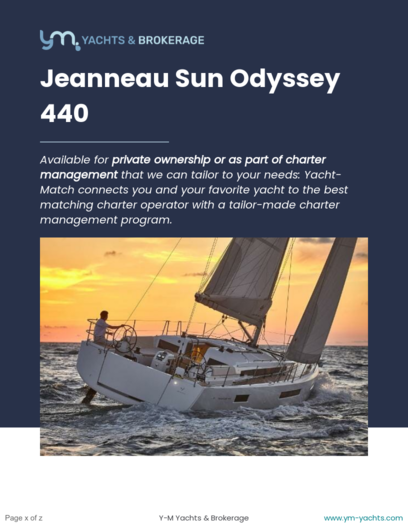 Jeanneau Sun Odyssey 440 (2023)