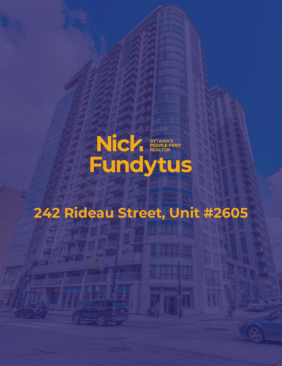 242 Rideau Street, Unit #2605 Feature Sheet