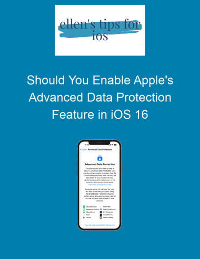 Should You Enable Apple Advanced Data Protection Feature in iOS 16