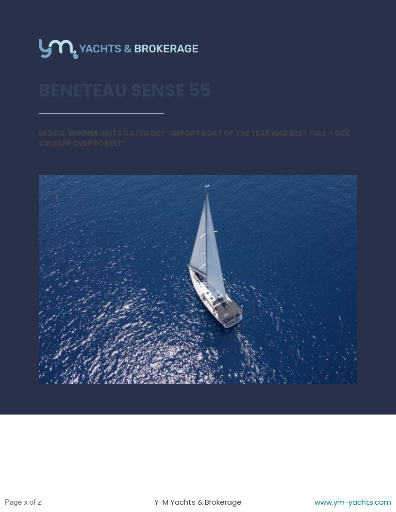 BENETEAU SENSE 55 (2012)