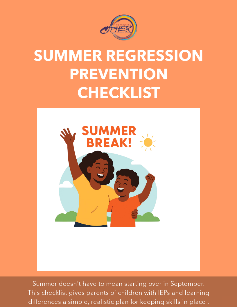 Summer Regression Checklist