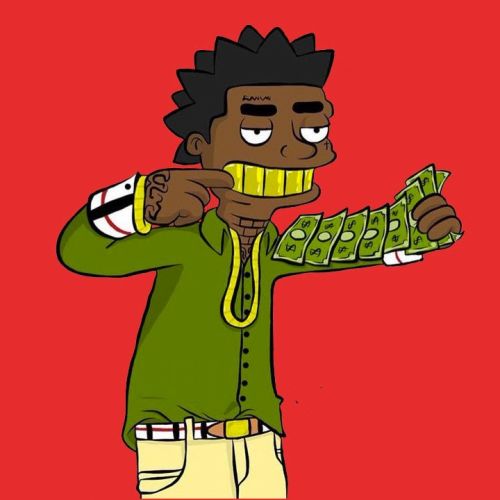 Kodak Black Cartoon Character - Carton