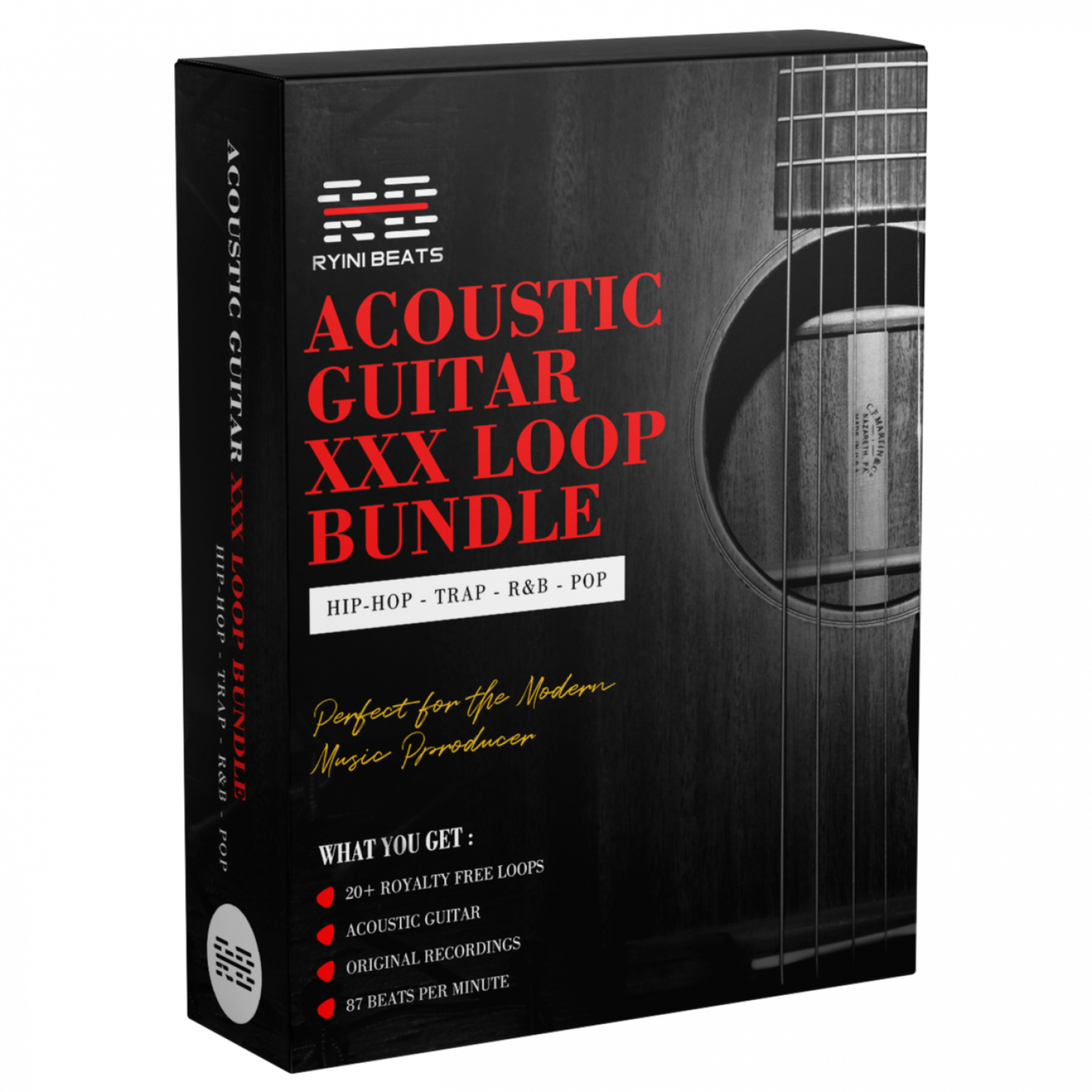 XXX Acoustic Guitar Loops by Ryini Beats SoundKit