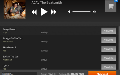 Beat Store HTML Widget