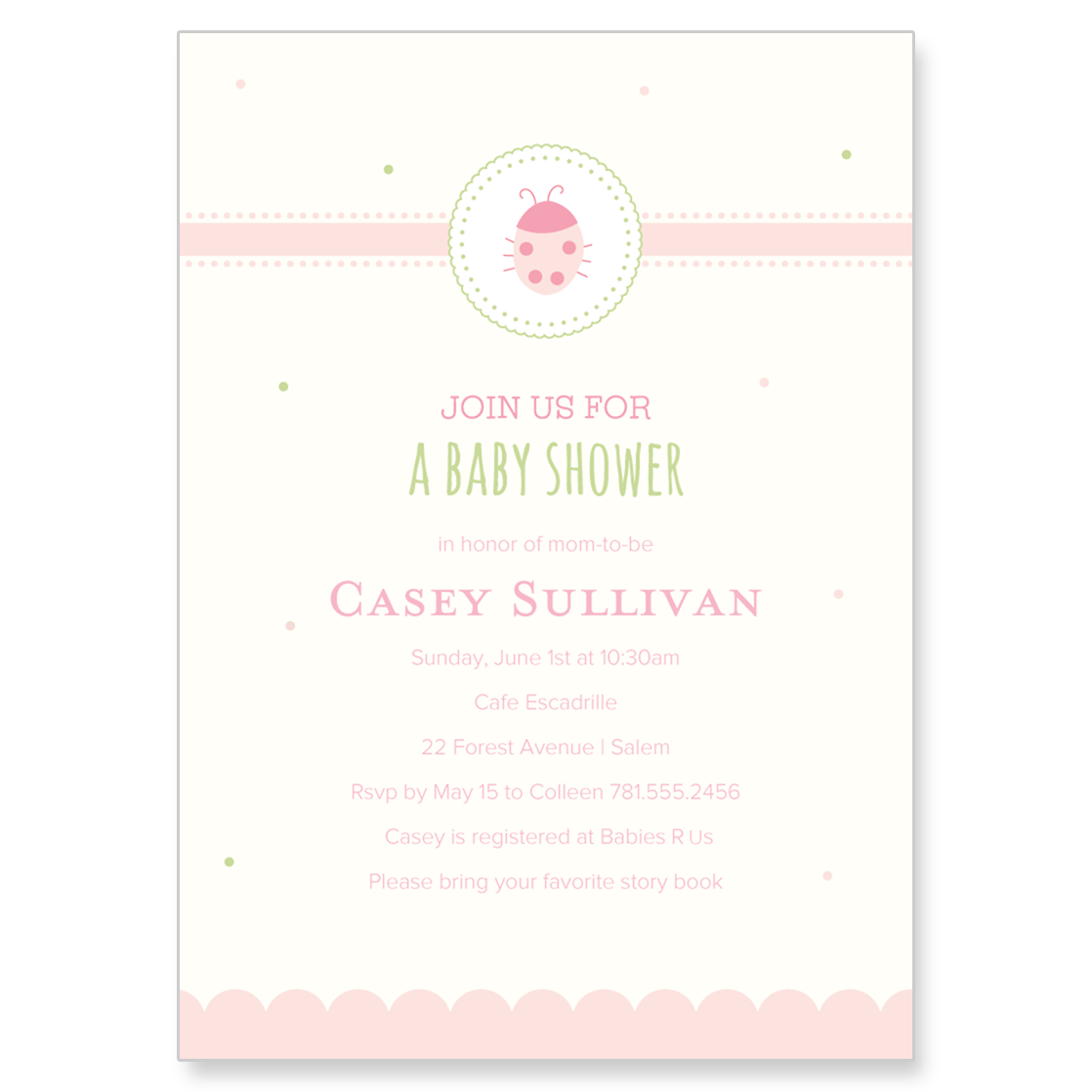 Ladybug Invite
