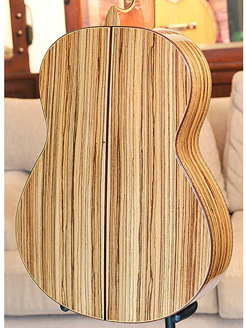 Bellucci Guitars - Zebrawood back and sides, Cedar top Concert Classical Guitar