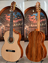 Bellucci Guitars | Bolivian Rosewood back and sides, Cedar top Concert Classical Guitar