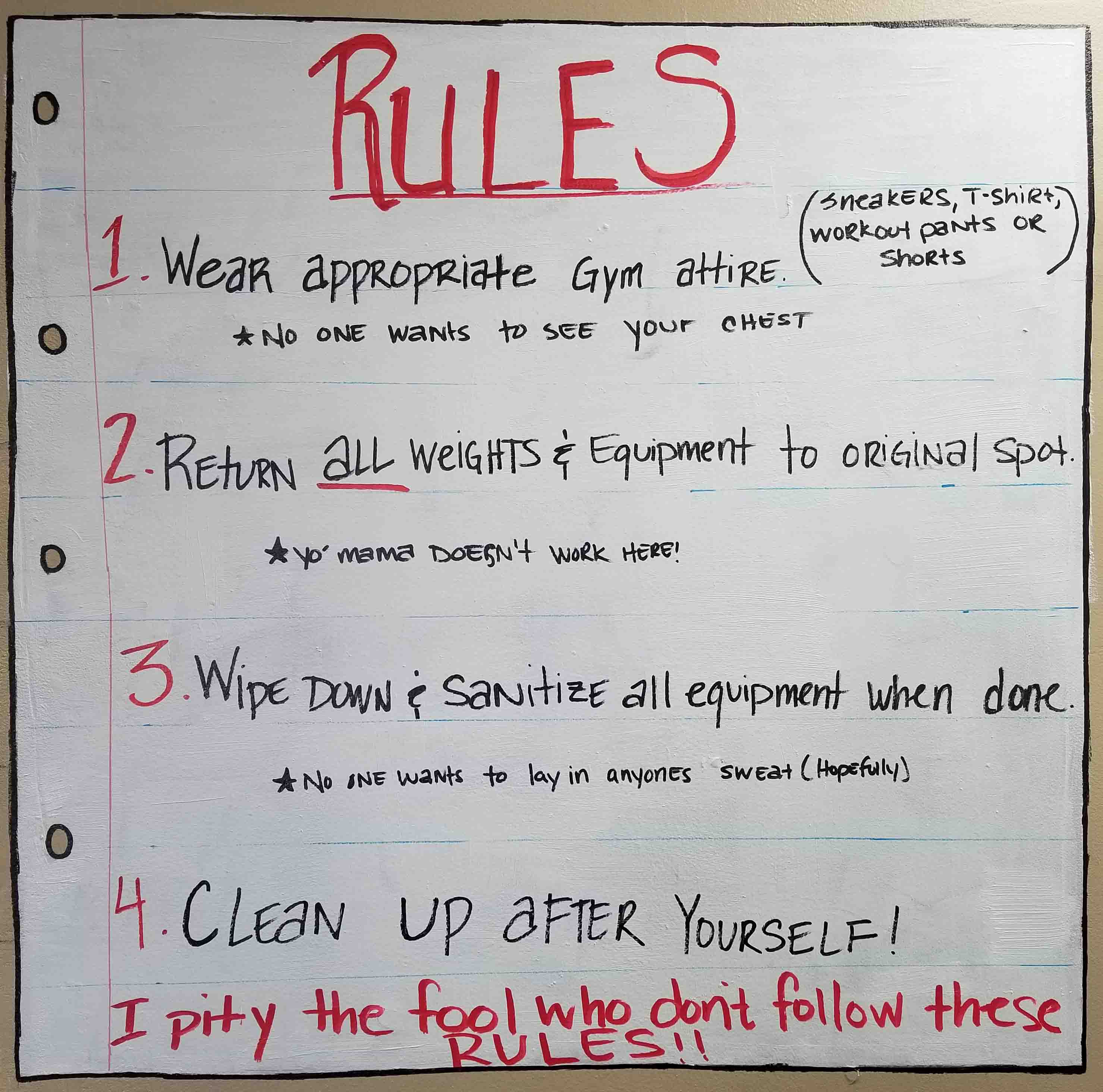 Belmars Weights Room Rules Muay Thai Kickboxing Boxing Brazilian Jiu belmars-weights-room-rules-muay-thai-kickboxing-boxing-brazilian-jiu