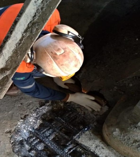 Primary crusher foundations damaged by vibration