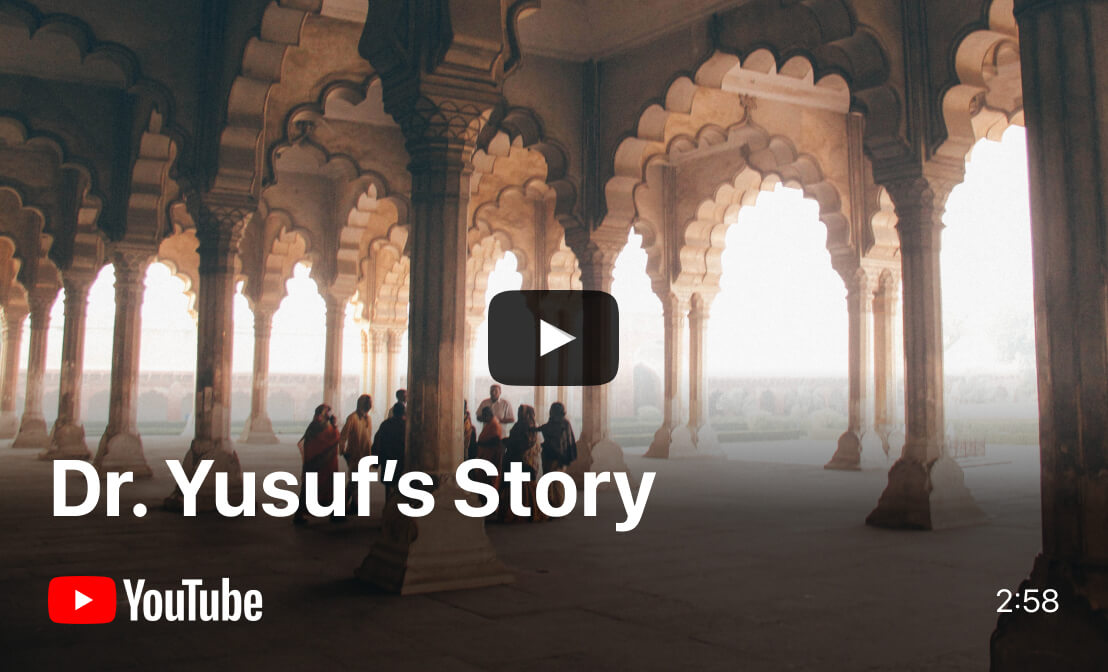 YouTube video - Dr. Yusuf's Story | Be My Eyes in Gujarat, India