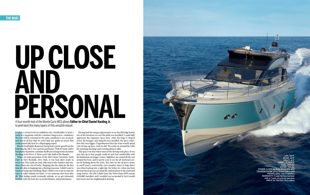 PMY borrows our Monte Carlo 5 for the summer