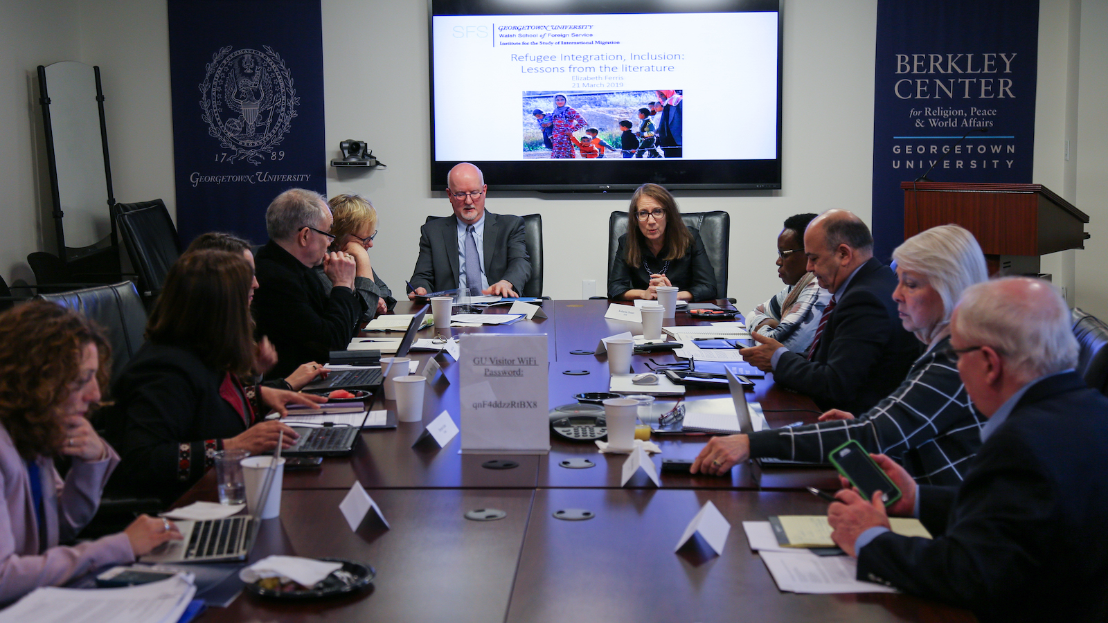 Shaun Casey and Katharine Donato host the March 2019 policy consultation on refugee integration