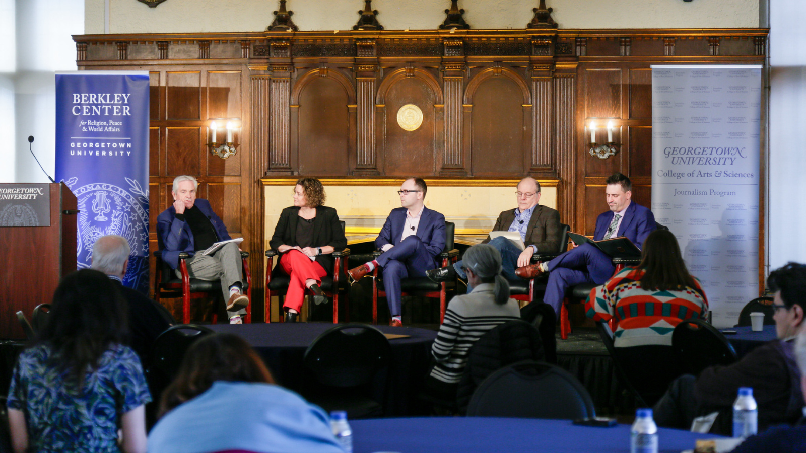 Panelists discuss dialogue and truth in an age of political polarization.