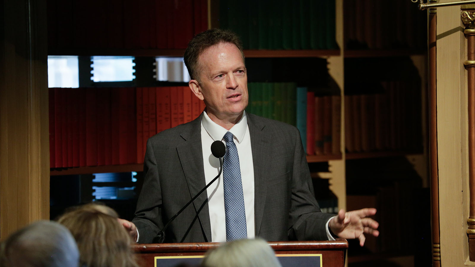 Vice President for Global Engagement Thomas Banchoff offers opening remarks.