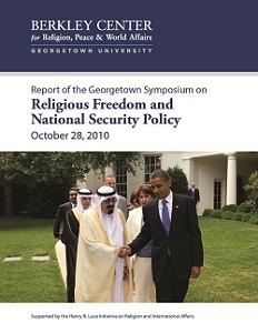 Report of the Georgetown Symposium on Religious Freedom and National Security Policy