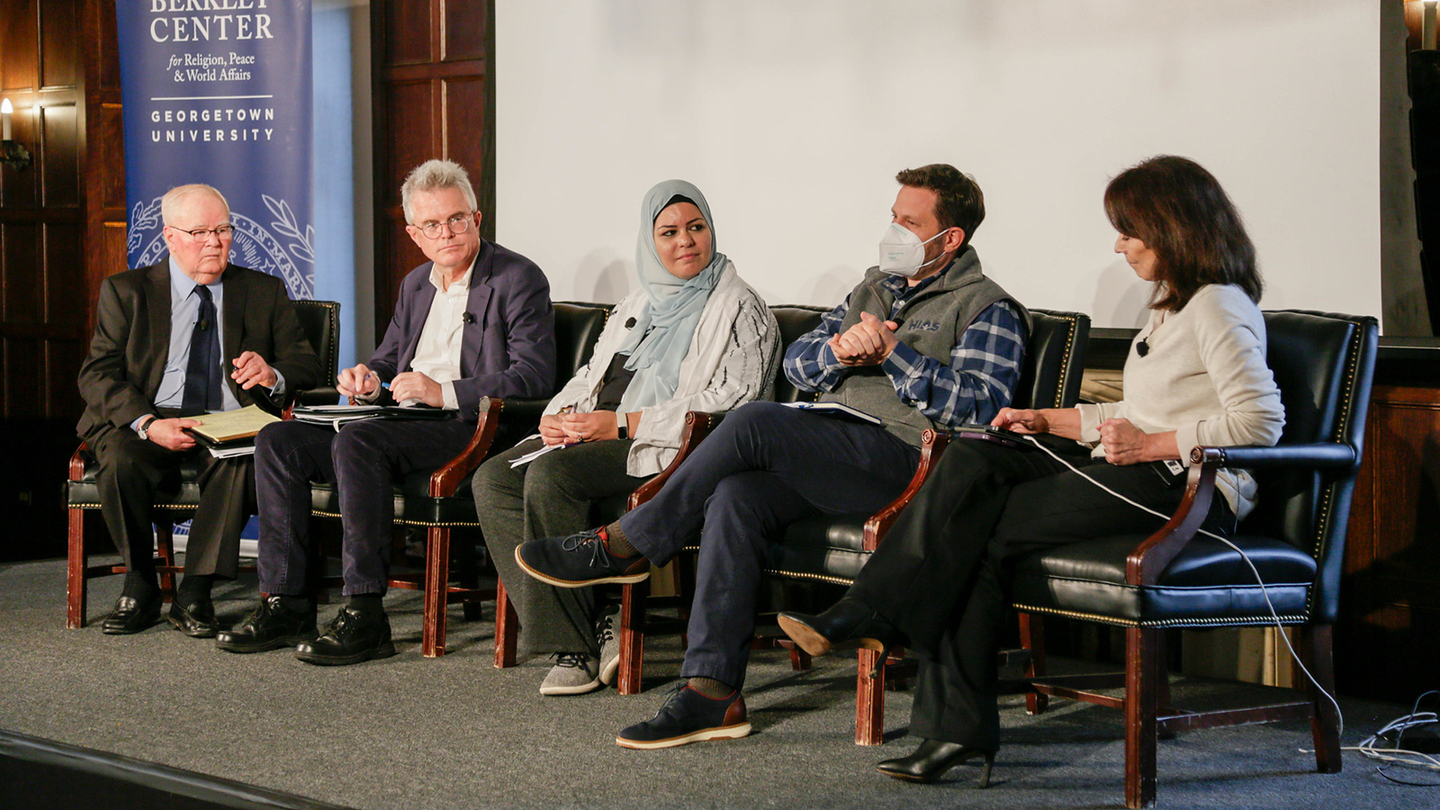 Panelists discuss "Religious/Faith Communities Welcoming Refugees"