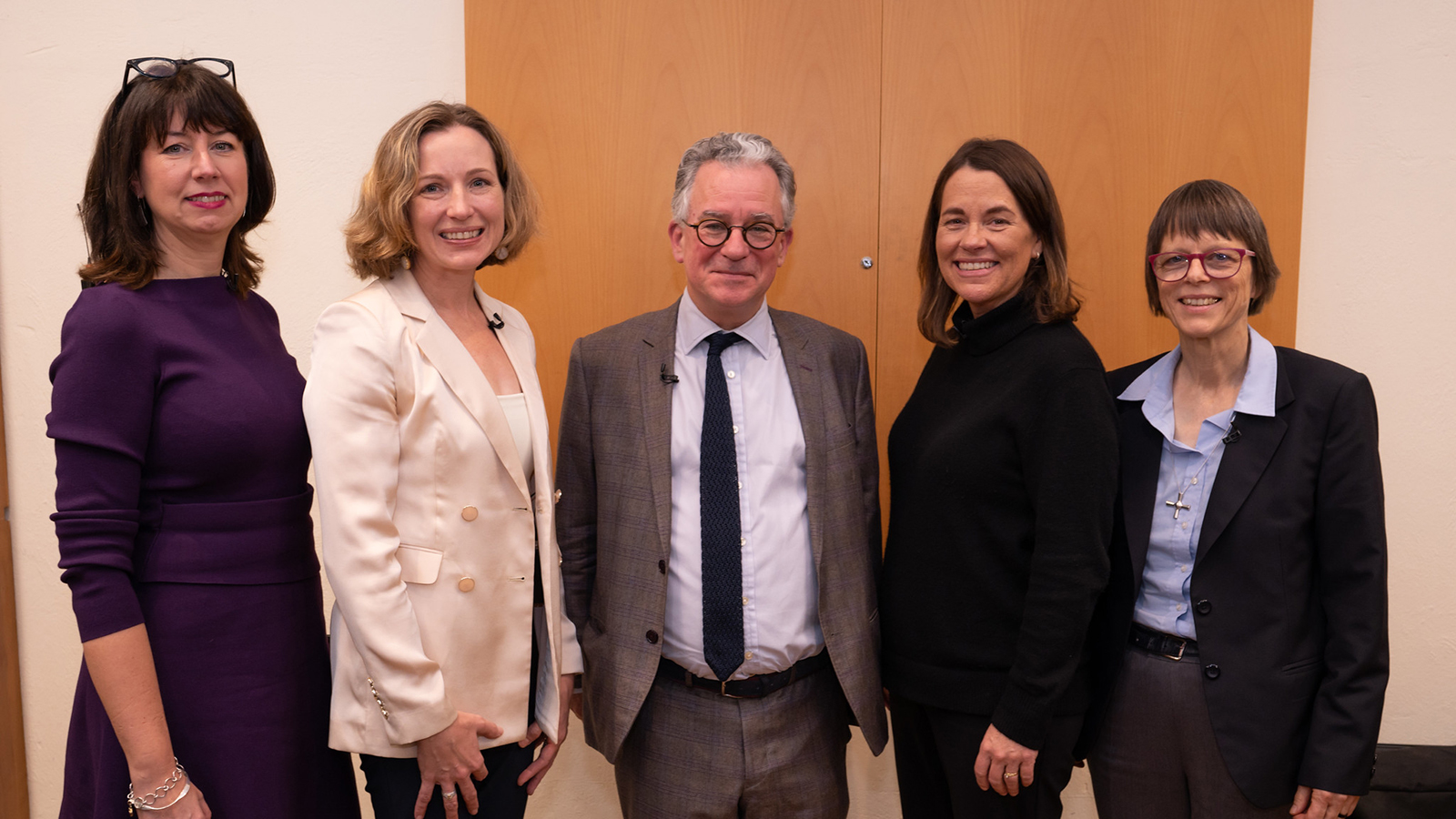 Panelists smiling after "The Experience of the Synod on Synodality"