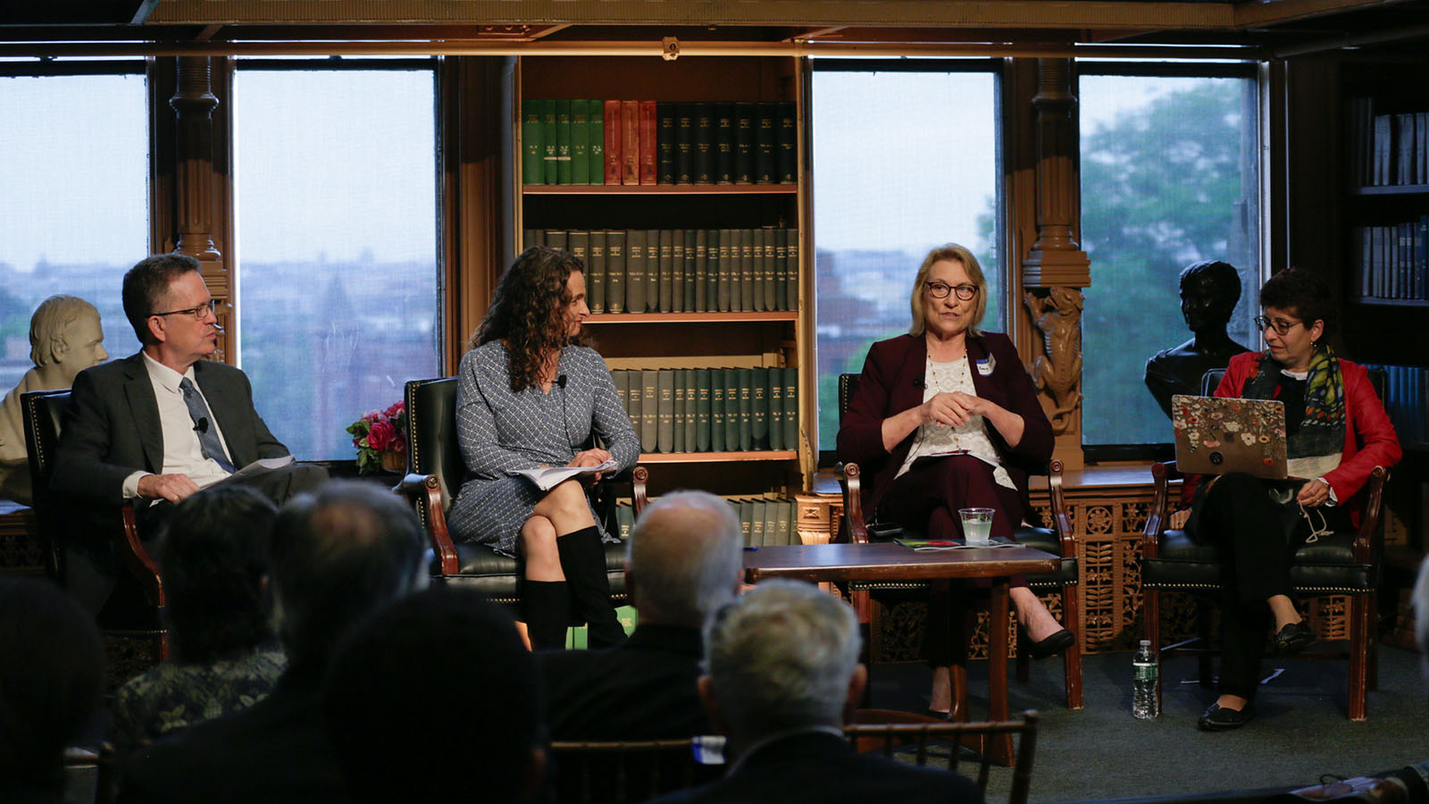 Nancy Tuchman speaks during the panel discussing "Energy Security for a Sustainable Future"