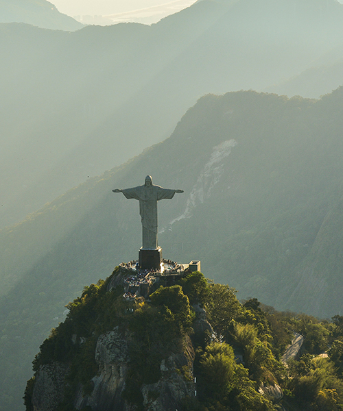 Christ the Redeemer statue in Rio de Janeiro, Brazil
