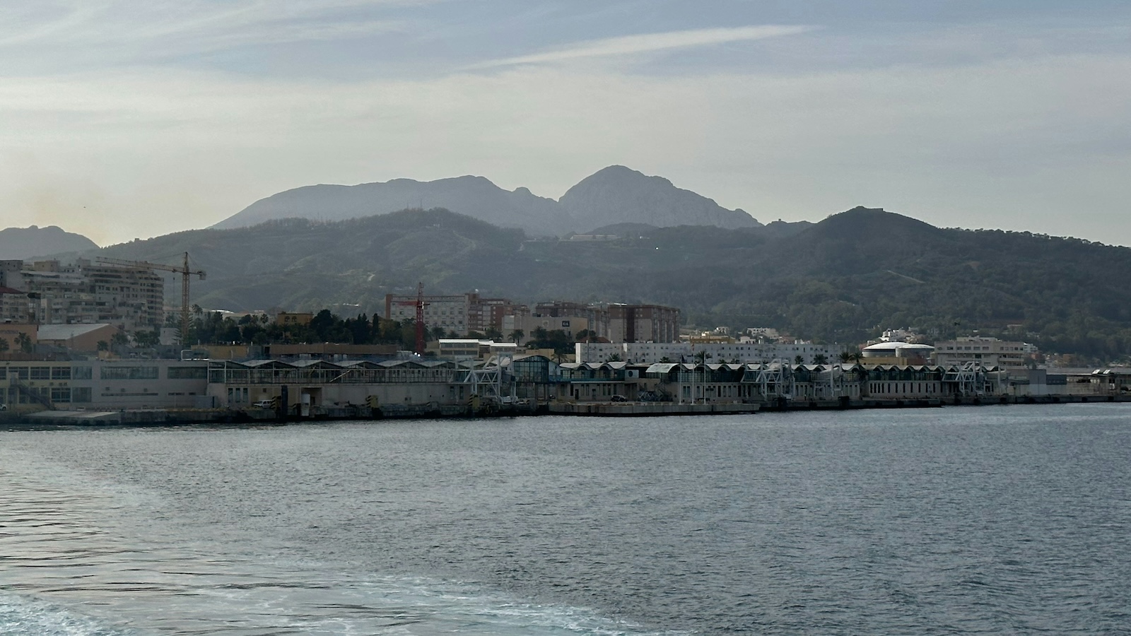 Distant view of Ceuta, Spain