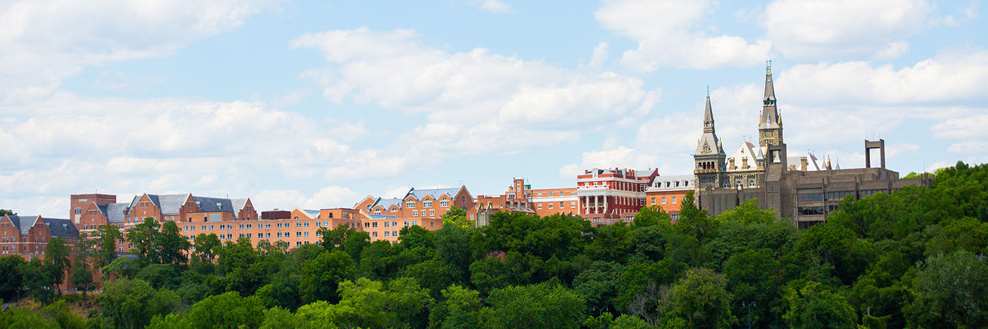 Georgetown University skyline