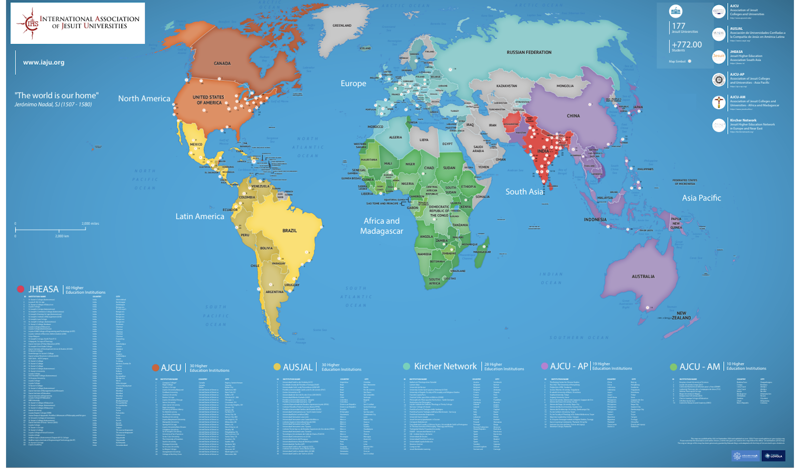 IAJU Map